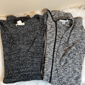 Set American Eagle Outfitters Cardigan H&M Sweater